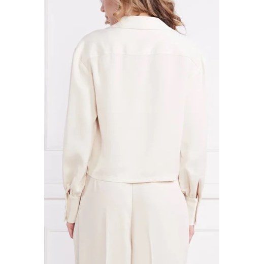 DKNY Satynowa bluzka | Regular Fit XS Gomez Fashion Store okazyjna cena