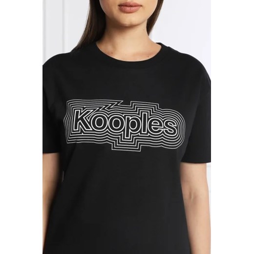 Bluzka damska The Kooples z krótkim rękawem z bawełny 