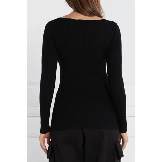 Sweter damski Pinko z dekoltem w literę v casual
