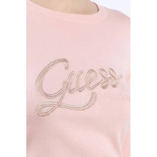 GUESS JEANS Sweter LS EDIE RN | Regular Fit XL promocyjna cena Gomez Fashion Store