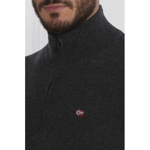 Napapijri Wełniany sweter DAMAVAND | Regular Fit Napapijri S promocyjna cena Gomez Fashion Store