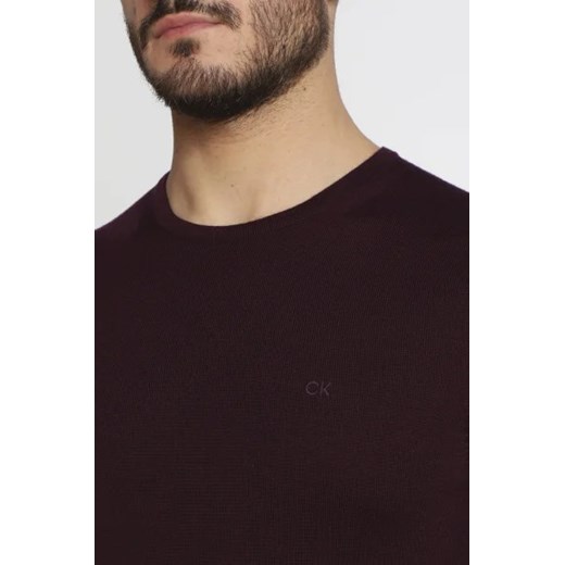 Calvin Klein Wełniany sweter | Regular Fit Calvin Klein S wyprzedaż Gomez Fashion Store