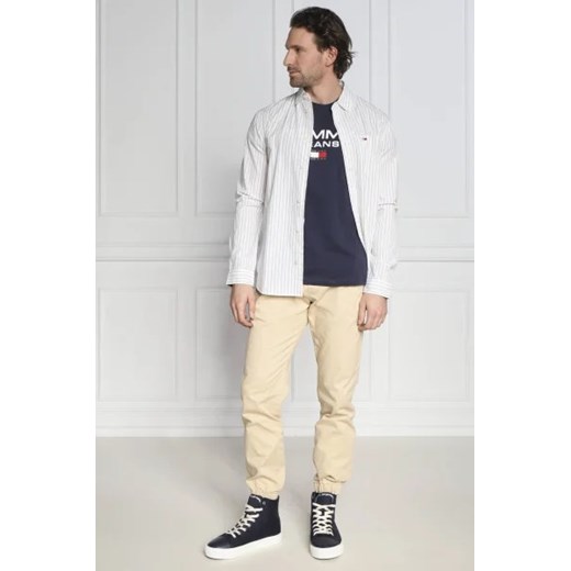 Koszula męska Tommy Jeans z bawełny