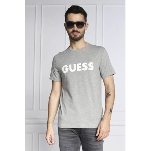 GUESS JEANS T-shirt LABYRINTH | Slim Fit L promocja Gomez Fashion Store