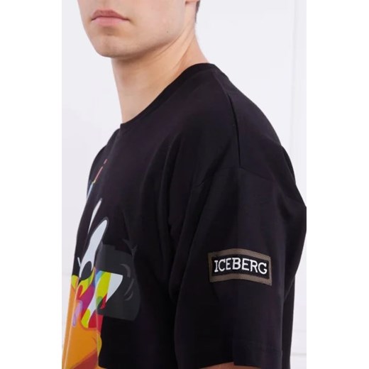 T-shirt męski Iceberg z krótkimi rękawami