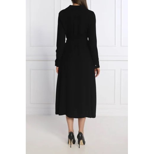 Ralph Lauren sukienka midi z długim rękawem