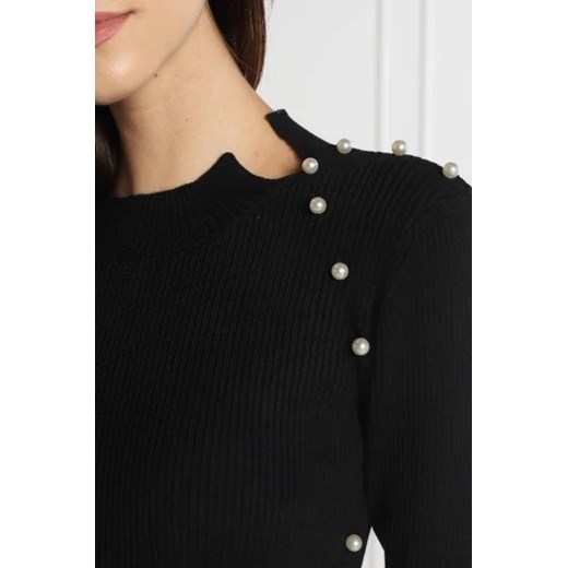 Sweter damski SILVIAN HEACH casual na jesień z okrągłym dekoltem