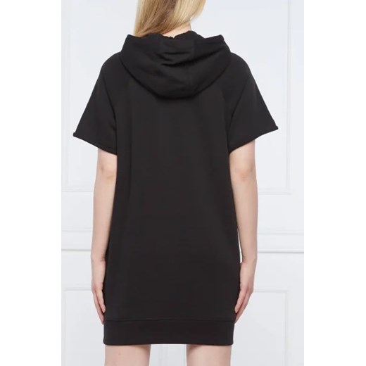 Sukienka DKNY z krótkim rękawem z okrągłym dekoltem casual z bawełny prosta mini