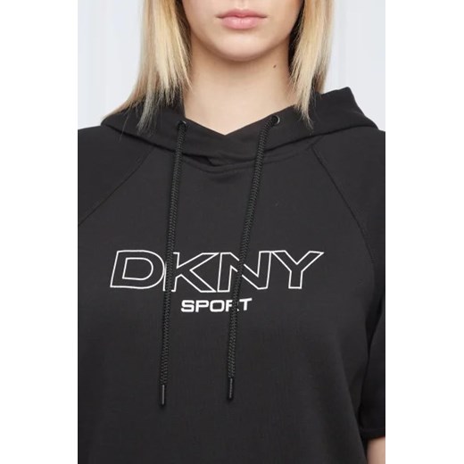 Sukienka DKNY z okrągłym dekoltem prosta mini casual