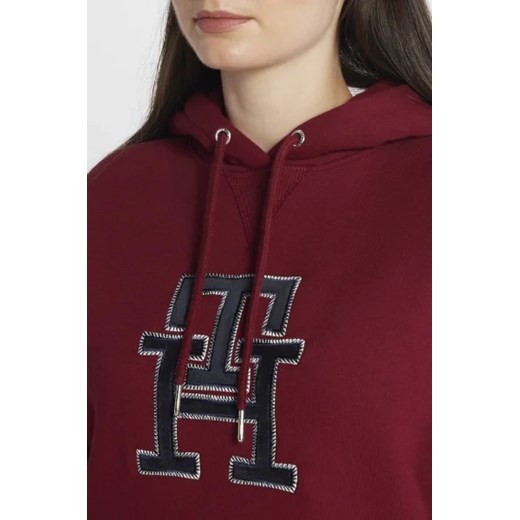 Bluza damska Tommy Hilfiger czerwona z bawełny