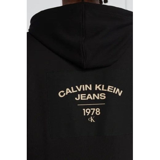CALVIN KLEIN JEANS Bluza CANVAS CURVE GRAPHIC | Regular Fit XL Gomez Fashion Store wyprzedaż