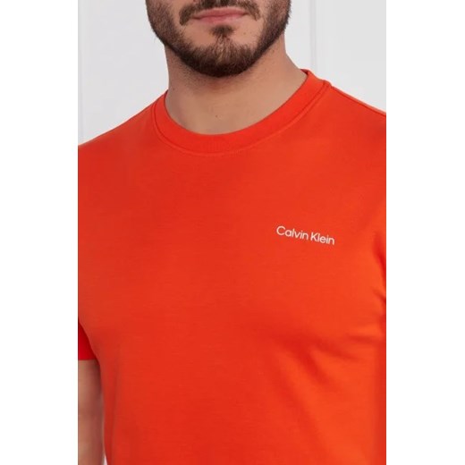 T-shirt męski pomarańczowa Calvin Klein 