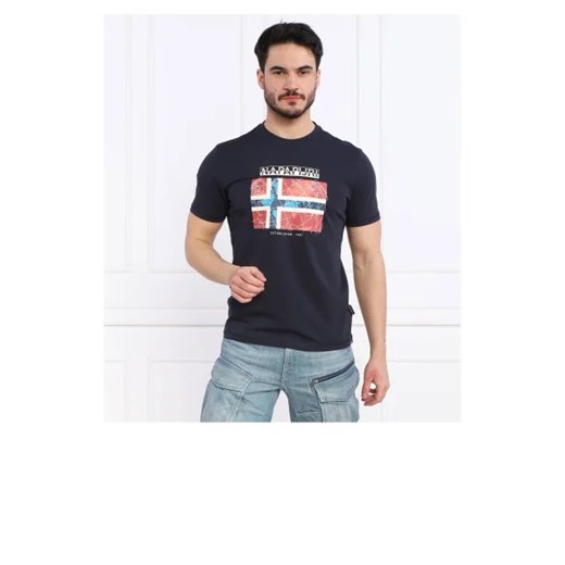 Napapijri T-shirt S-GUIRO | Regular Fit Napapijri S wyprzedaż Gomez Fashion Store