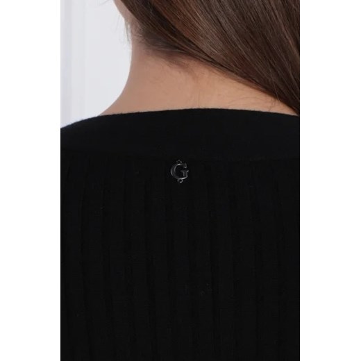 GUESS Bluzka LS VN LUCIE | Regular Fit Guess L promocja Gomez Fashion Store