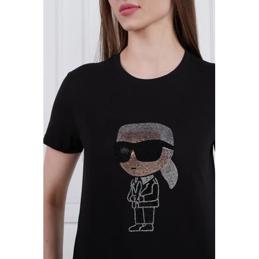 Karl Lagerfeld T-shirt ikonik 2.0 | Regular Fit Karl Lagerfeld M okazja Gomez Fashion Store