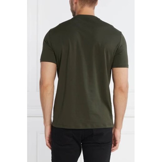 T-shirt męski Armani Exchange zielony bawełniany z krótkimi rękawami 