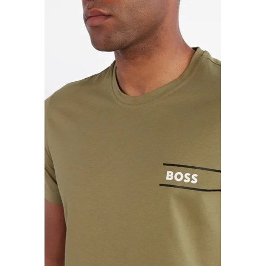 T-shirt męski BOSS HUGO z krótkimi rękawami bawełniany 