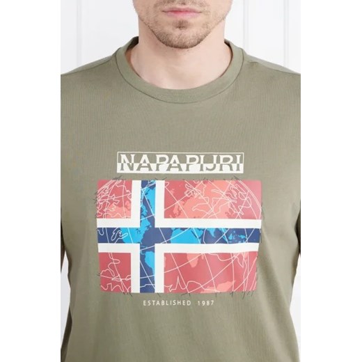 Napapijri t-shirt męski z krótkimi rękawami