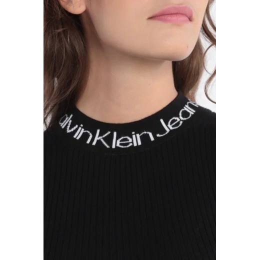 CALVIN KLEIN JEANS Sukienka LOGO INTARSIA XL Gomez Fashion Store