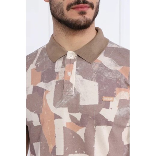 GUESS Polo GUESS PATCH | Regular Fit Guess XL wyprzedaż Gomez Fashion Store