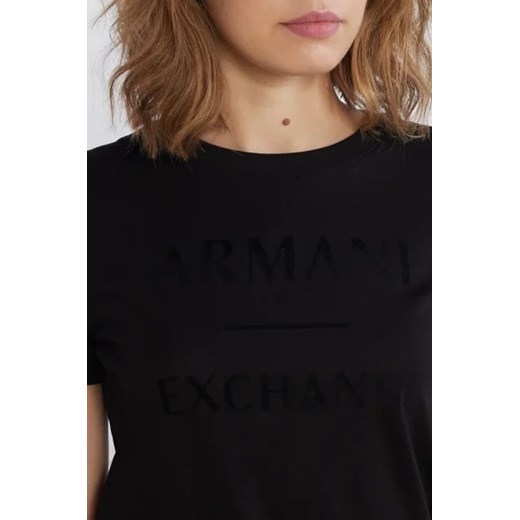 Bluzka damska Armani Exchange bawełniana 