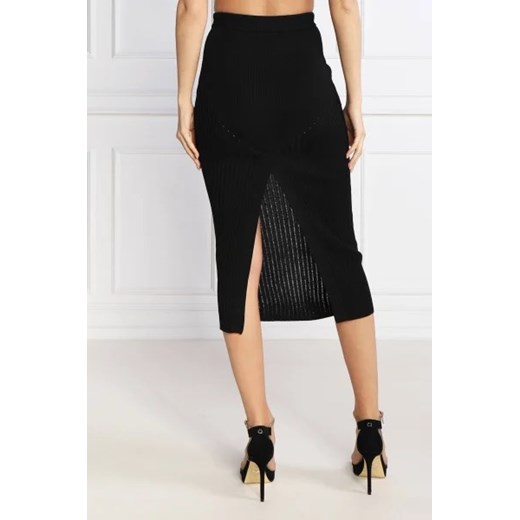 Spódnica Guess czarna midi 