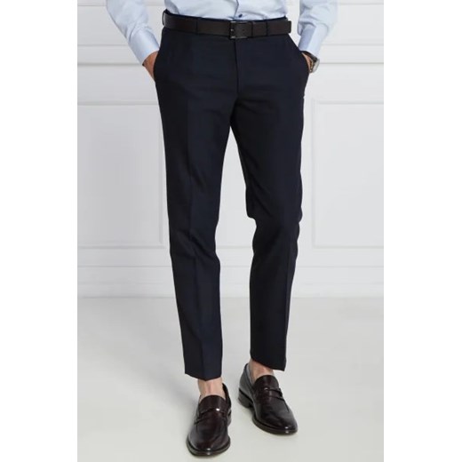 Oscar Jacobson Wełniane spodnie Denz | Slim Fit Oscar Jacobson 50 Gomez Fashion Store