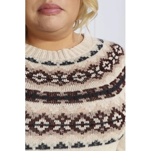 Persona by Marina Rinaldi Sweter ARCANO Plus size | Regular Fit | z dodatkiem Persona By Marina Rinaldi 46/48 Gomez Fashion Store wyprzedaż