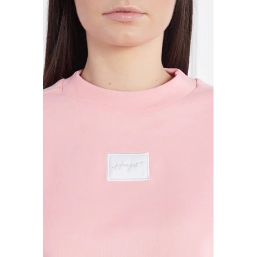 Bluza damska Hugo Boss bawełniana z napisem 