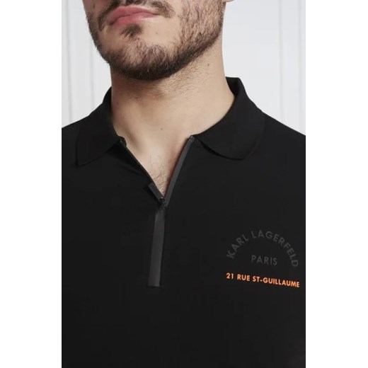 T-shirt męski Karl Lagerfeld z elastanu