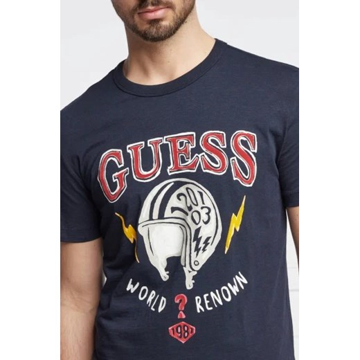 GUESS T-shirt ROUTE | Slim Fit Guess M wyprzedaż Gomez Fashion Store