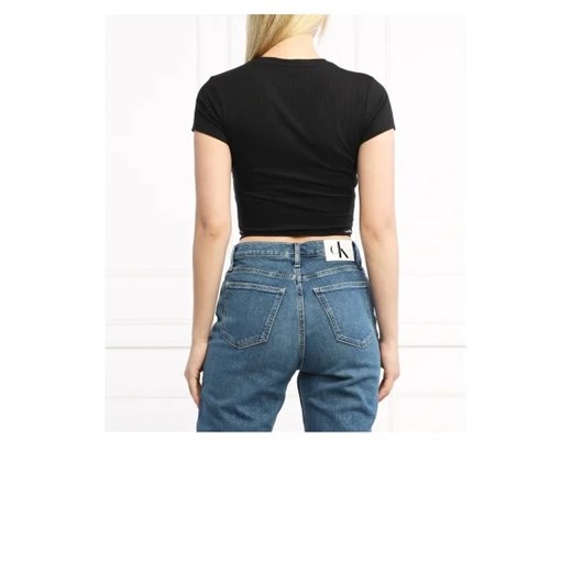 Tommy Jeans T-shirt | Cropped Fit Tommy Jeans XL wyprzedaż Gomez Fashion Store