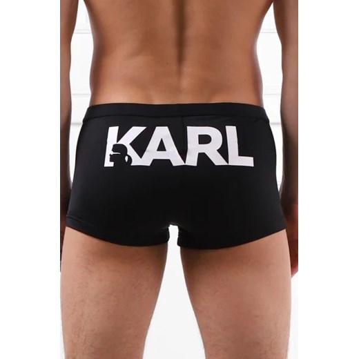Karl Lagerfeld Kąpielówki karl logo trunk Karl Lagerfeld L okazyjna cena Gomez Fashion Store