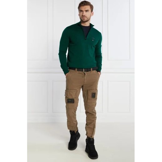 Aeronautica Militare Wełniany sweter | Slim Fit Aeronautica Militare L okazja Gomez Fashion Store