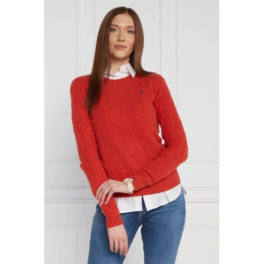 POLO RALPH LAUREN Wełniany sweter | Regular Fit | z dodatkiem kaszmiru Polo Ralph Lauren L Gomez Fashion Store okazja