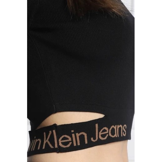 CALVIN KLEIN JEANS Sweter | Cropped Fit L okazja Gomez Fashion Store