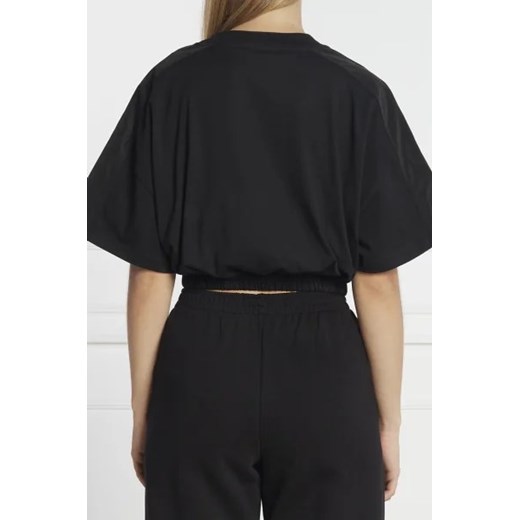 Karl Lagerfeld T-shirt nylon mix | Relaxed fit Karl Lagerfeld S okazyjna cena Gomez Fashion Store