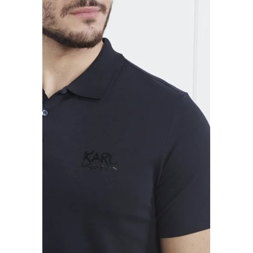 T-shirt męski Karl Lagerfeld granatowy