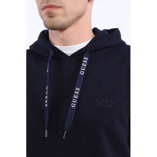 Czarna bluza męska Guess bawełniana casual