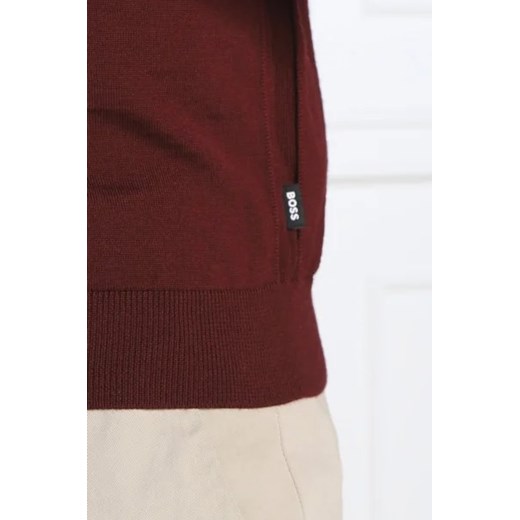 BOSS Wełniany sweter Leno-P | Slim Fit S Gomez Fashion Store