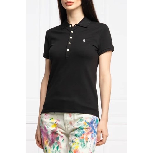 POLO RALPH LAUREN Polo Julie | Slim Fit | pique Polo Ralph Lauren S okazyjna cena Gomez Fashion Store