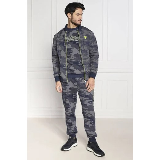 Kurtka męska Guess z poliestru wielokolorowa w militarnym stylu