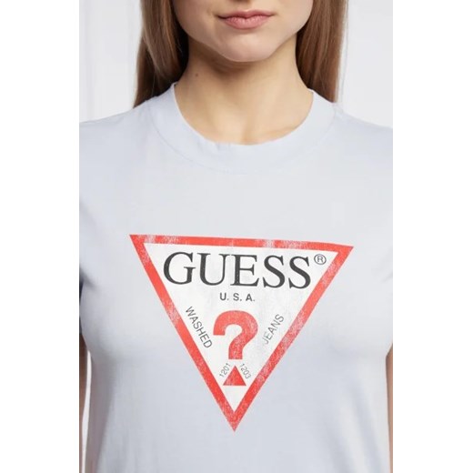 Bluzka damska Guess bawełniana 