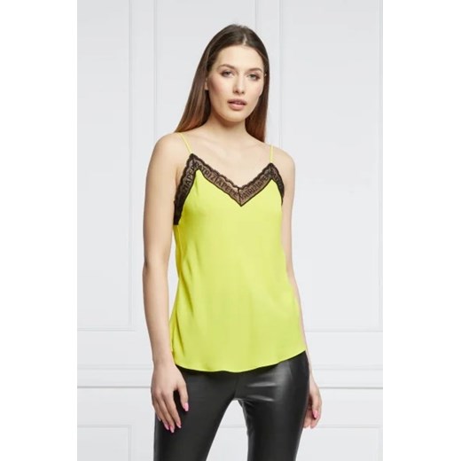 Patrizia Pepe Satynowy top | Regular Fit Patrizia Pepe 42 okazja Gomez Fashion Store