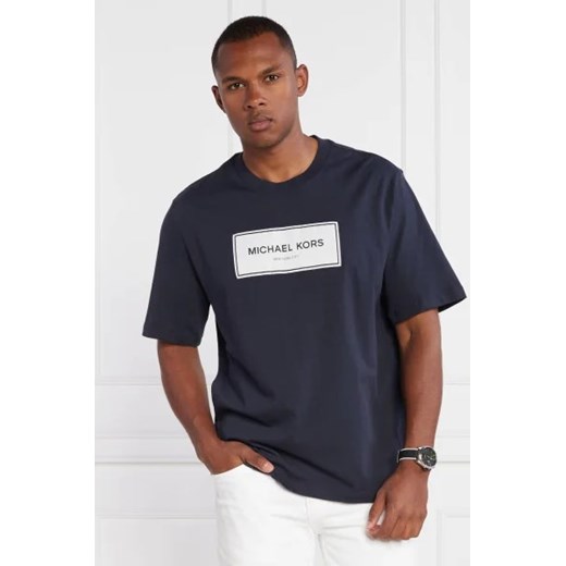 Michael Kors T-shirt FLAGSHIP LOGO | Oversize fit Michael Kors S okazja Gomez Fashion Store