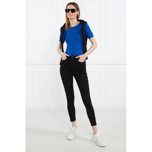 Calvin Klein T-shirt MODAL SILK CREW NECK TOP SS | Slim Fit Calvin Klein S wyprzedaż Gomez Fashion Store