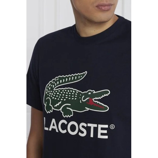 T-shirt męski Lacoste młodzieżowy z krótkim rękawem 