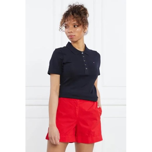 Bluzka damska Tommy Hilfiger z kołnierzykiem na wiosnę 