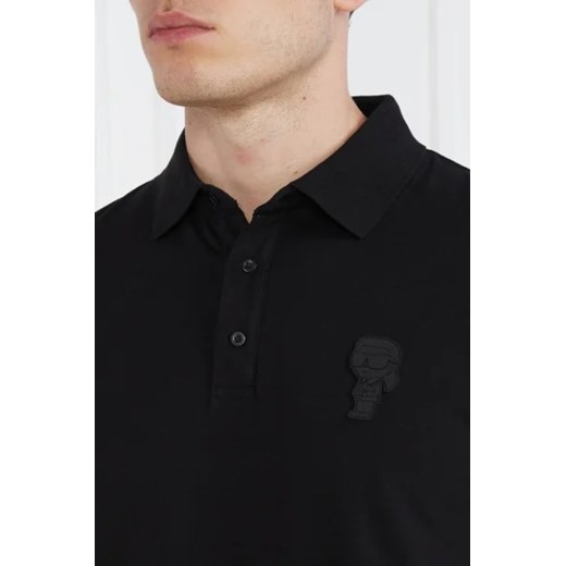 T-shirt męski Karl Lagerfeld z krótkimi rękawami z elastanu