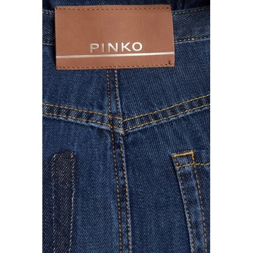 Pinko sukienka z długim rękawem midi bawełniana koszulowa